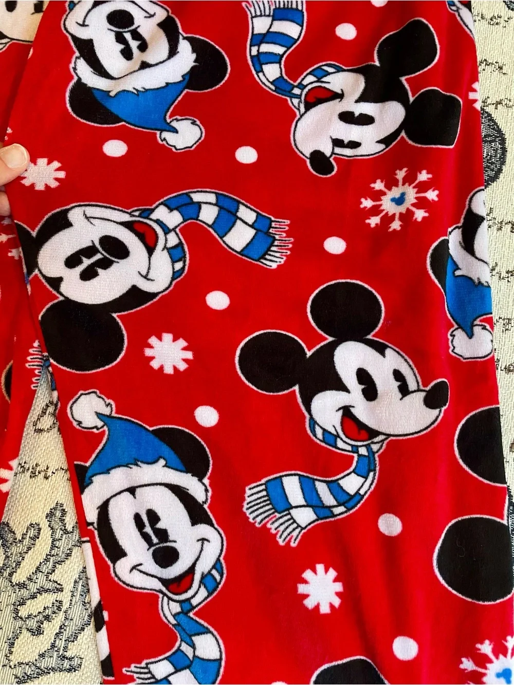 Disney Mickey Mouse Christmas Pajama Pants – Women’s Medium - Picture 4 of 9